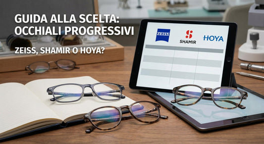 Guida scelta Occhiali Progressivi: Zeiss, Shamir o Hoya?